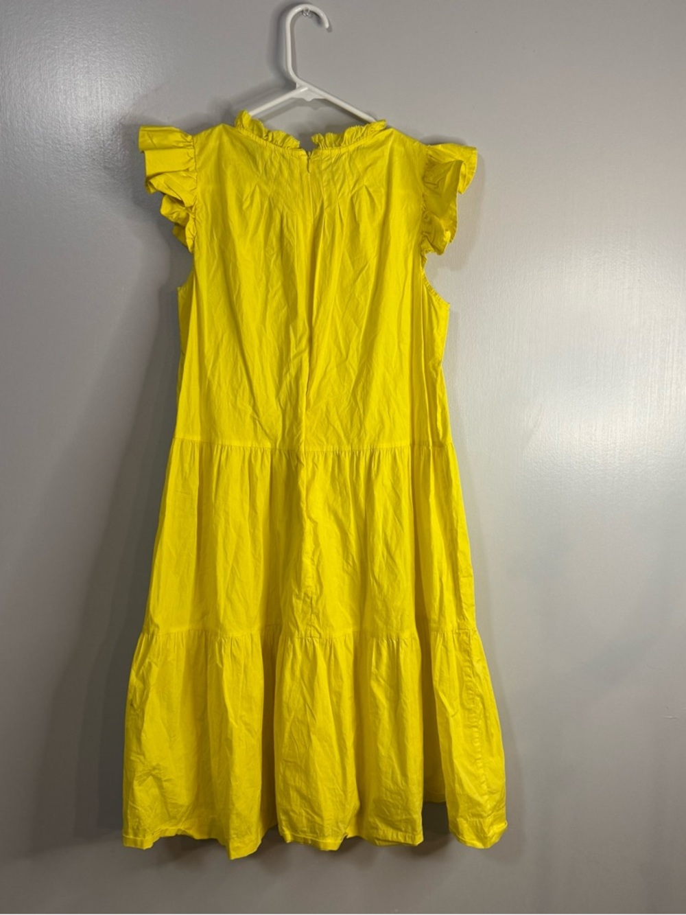 Sea New York Bright Yellow Tabitha Poplin Cotton Dress Size 4 - Picture 2 of 12